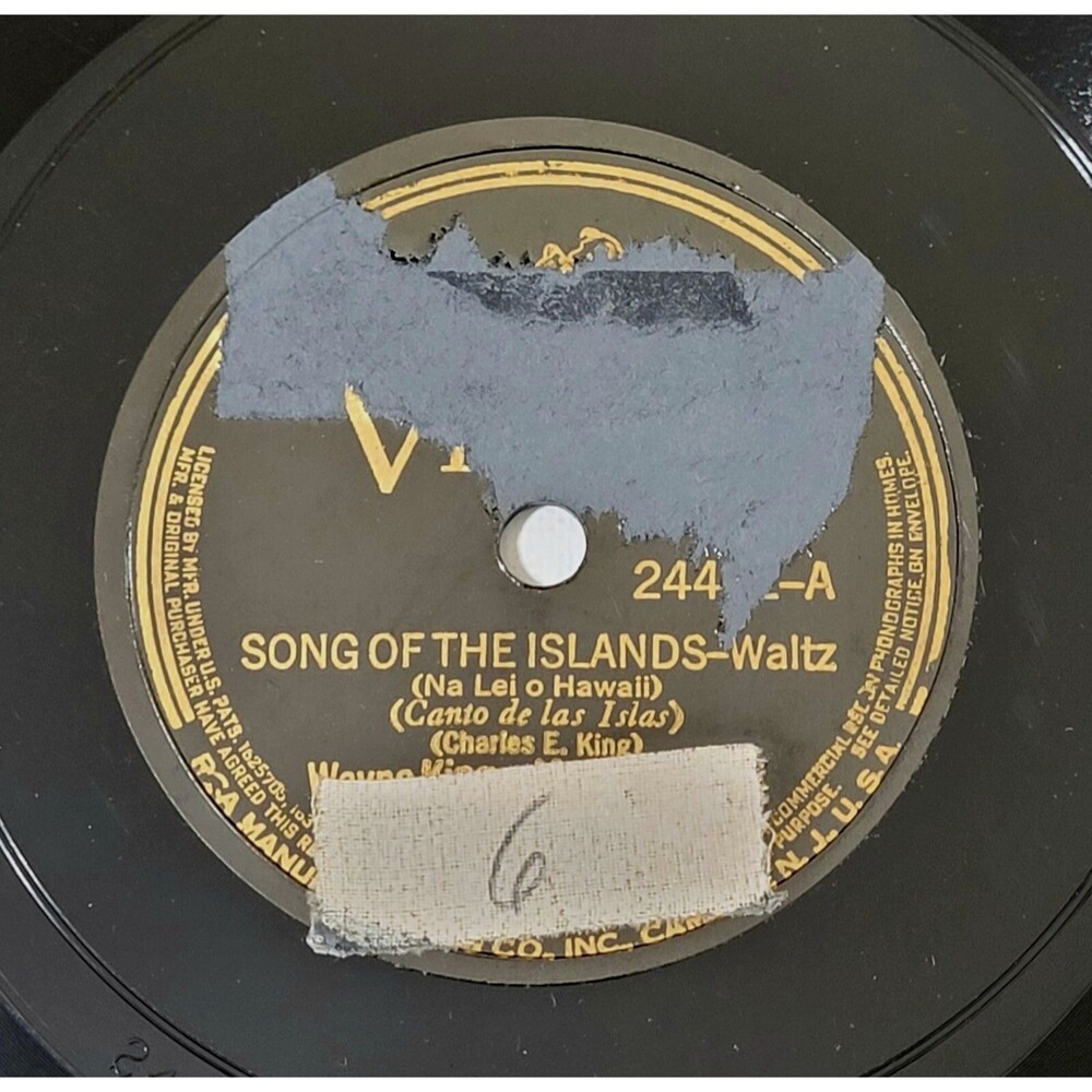 78 Dance WAYNE KING Song Of The Islands / Waltz You Saved For Me VICTOR 24472 V+